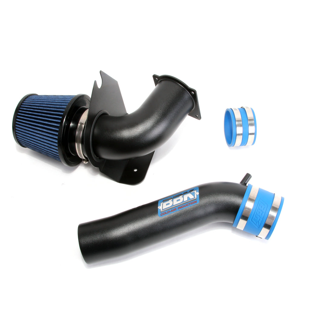 BBK Performance Parts 17195 1999-2004 MUSTANG V6 COLD AIR INTAKE FENDERWELL STYLE (BLACKOUT FINISH) for Select Ford Mustang