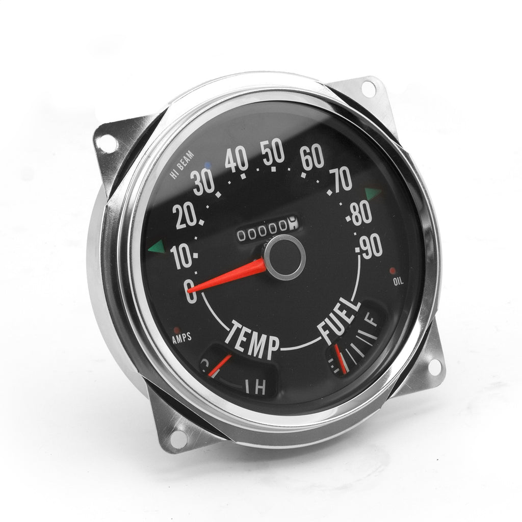 Omix 17206.04 Speedometer Assembly for Select Jeep CJ3, Jeep CJ5, Jeep CJ6, Jeep CJ7, Jeep Willys