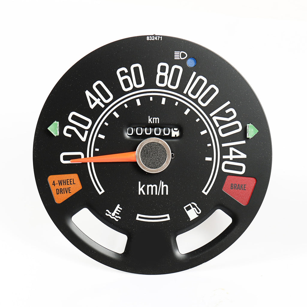 Omix 17207.04 Speedometer Cluster Assembly for Select Jeep CJ3, Jeep CJ5, Jeep CJ5A, Jeep CJ6, Jeep CJ6A, Jeep Willys