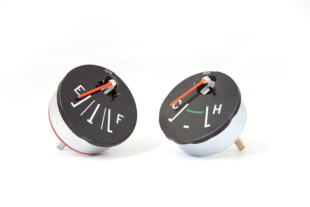 Omix 17209.01 Fuel/Temp Gauge for Select Jeep CJ3, Jeep CJ5, Jeep CJ5A, Jeep CJ6, Jeep CJ6A, Jeep CJ7, Jeep Scrambler, Jeep Willys