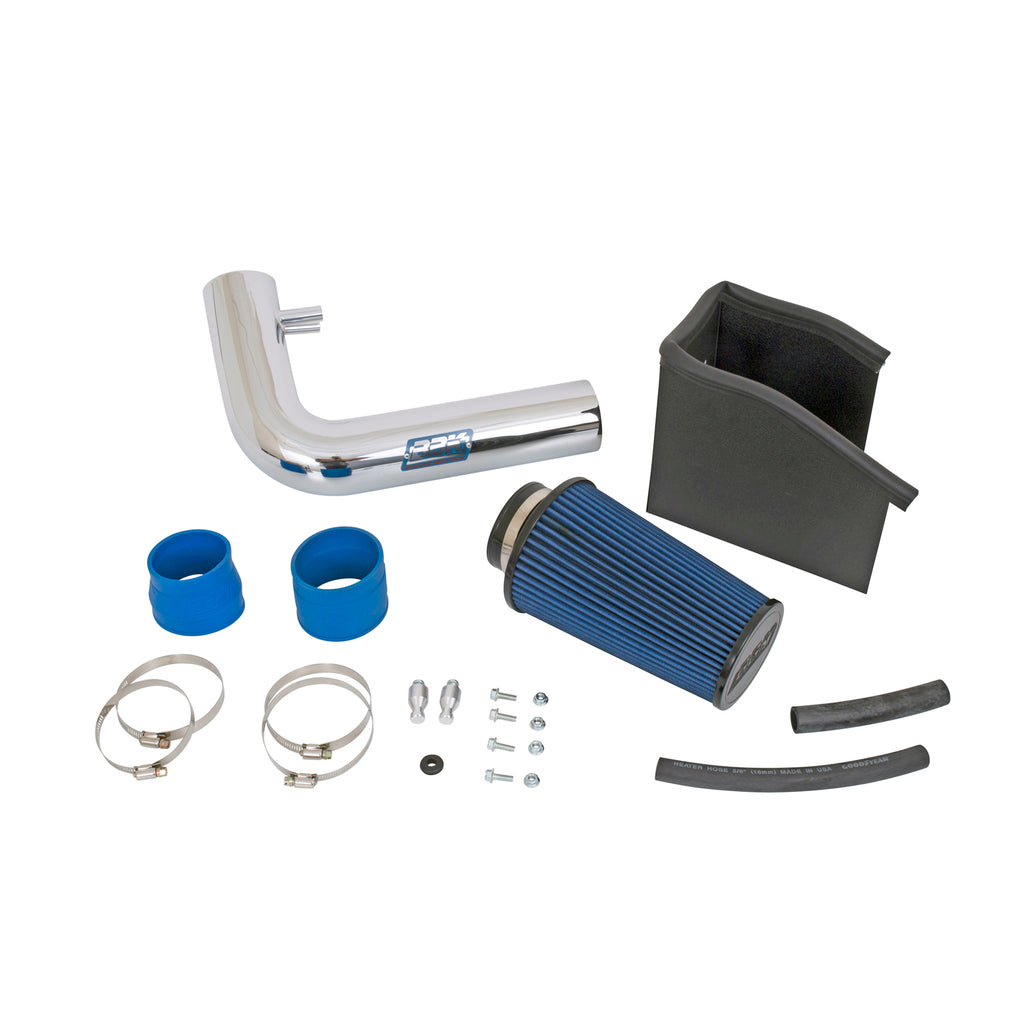 BBK Performance Parts 1720 1997-2003 FORD 4.6/5.4L F-SERIES TRUCK COLD AIR KIT (Powder Coated Chrome) for Select Ford F-150, Ford F-250