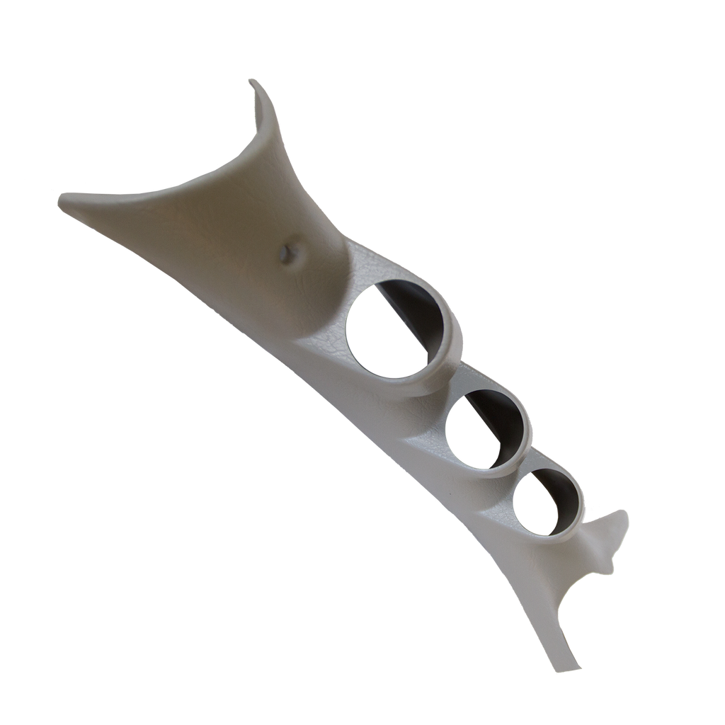 AutoMeter 17213 GAUGE MOUNT, A-PILLAR, FULL, TRIPLE, 2 1/16", TAN, DODGE RAM 03-09 for Select Dodge Ram 1500, Dodge Ram 2500, Dodge Ram 3500, Dodge Ram 4500, Dodge Ram