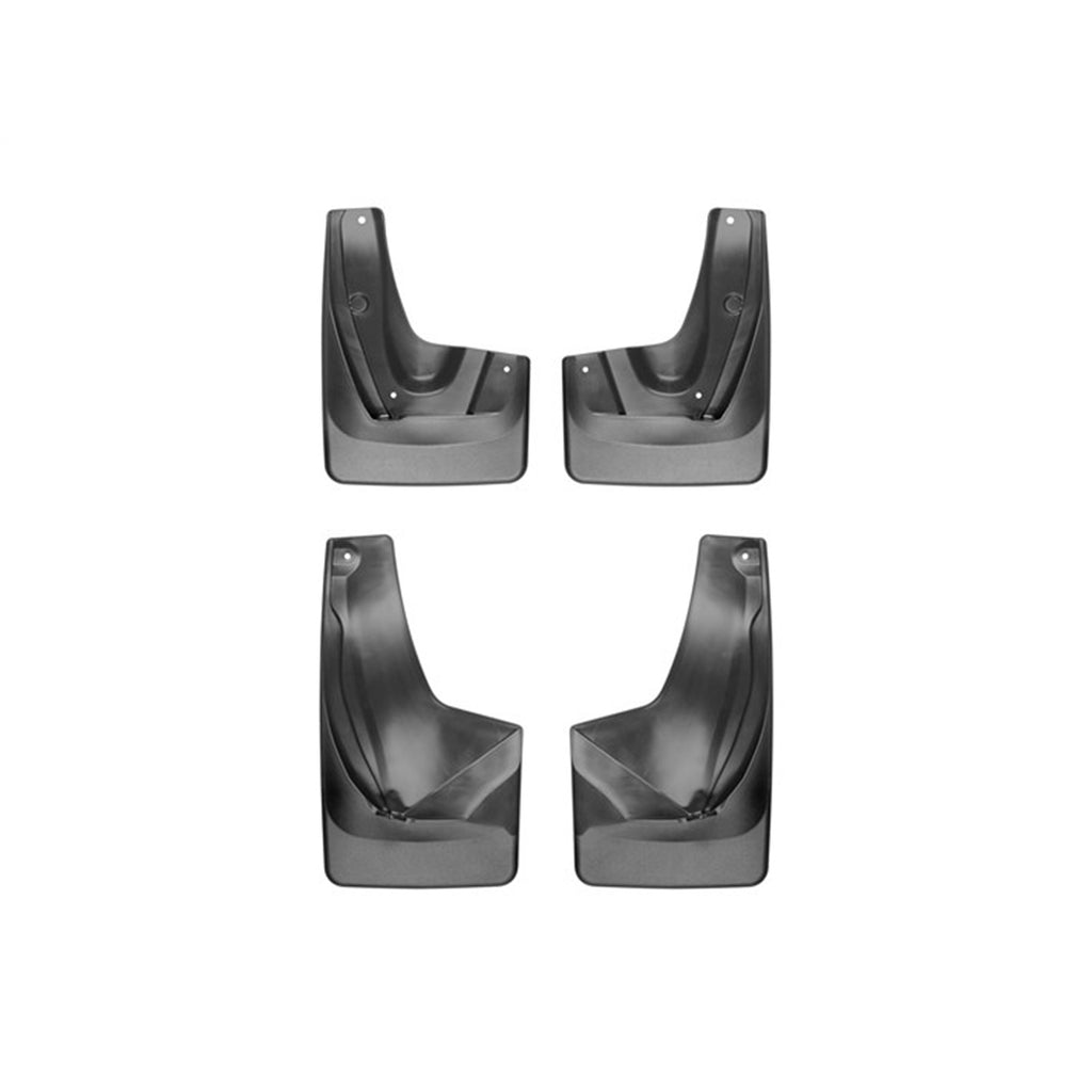 1722-Crv-Black-No-Drill-Mudflaps-Front--Rear-Set