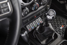 Load image into Gallery viewer, Rugged Ridge 17235.54 Lower Console Switch Panel for Select Jeep Wrangler, Jeep Wrangler JK