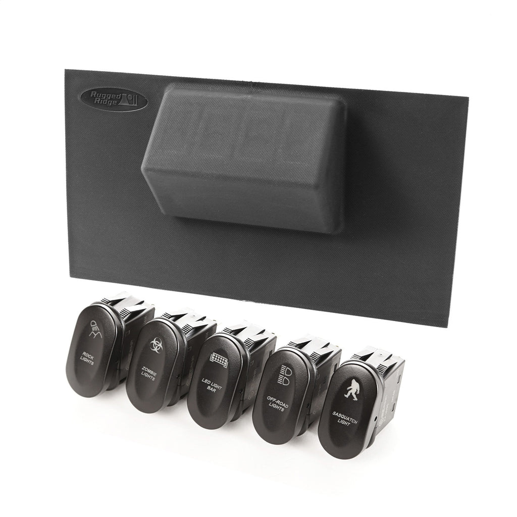 Rugged Ridge 17235.72 Lower Switch Panel Kit for Select Jeep Wrangler