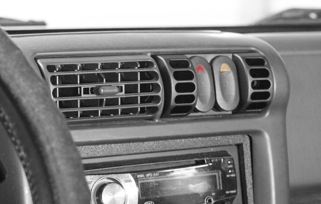 Rugged Ridge 17235.80 AC Vent Switch Pod Kit for Select Jeep TJ, Jeep Wrangler