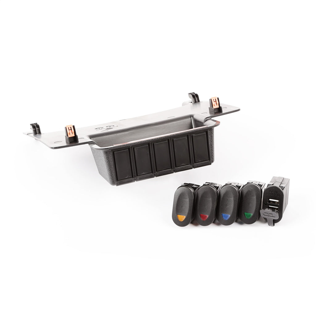 Rugged Ridge 17235.84 Lower Switch Panel Kit for Select Jeep Wrangler, Jeep Wrangler JK