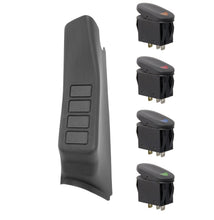 Load image into Gallery viewer, Rugged Ridge 17235.96 A Pillar Switch Pod Kit for Select Jeep Wrangler, Jeep Wrangler JK