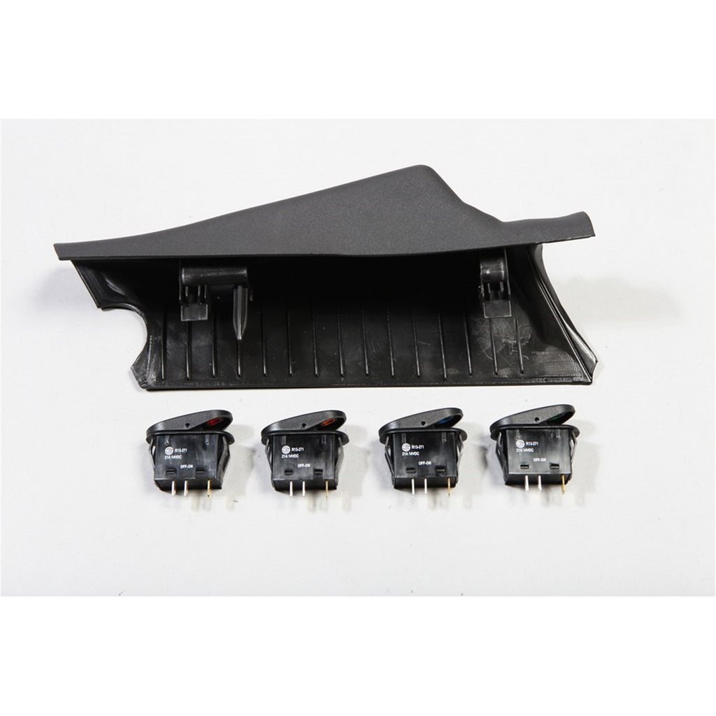 Rugged Ridge 17235.96 A Pillar Switch Pod Kit for Select Jeep Wrangler, Jeep Wrangler JK