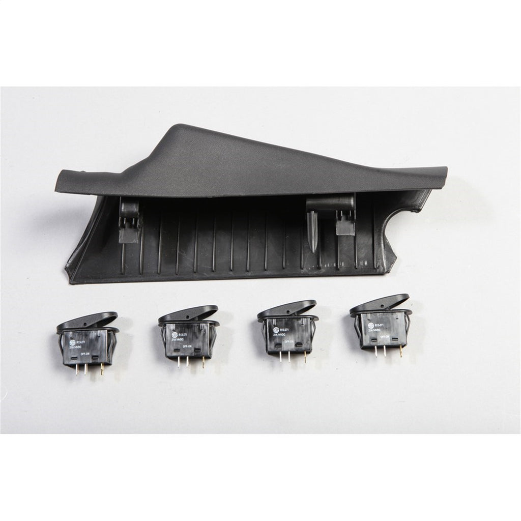 Rugged Ridge 17235.97 A Pillar Switch Pod Kit for Select Jeep Wrangler, Jeep Wrangler JK