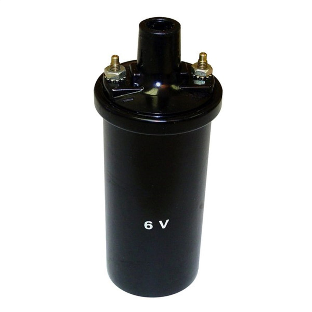 Omix 17247.01 Ignition Coil for Select Jeep CJ3, Jeep CJ5, Jeep CJ6, Jeep DJ3, Jeep Dispatcher, Jeep F4, Jeep FC150, Jeep Tornado, Jeep Utility, Jeep Willys, Willys MB