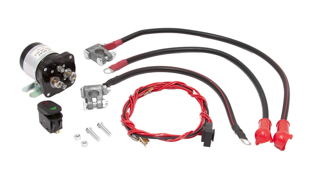 Rugged Ridge 17265.01 Dual Battery Relay for Select Jeep CJ5, Jeep CJ6, Jeep CJ7, Jeep Scrambler, Jeep Wrangler