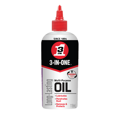 3-IN-ONE 02216 Multi-Purpose Oil w/ Marksman Twist Spout - 118mL