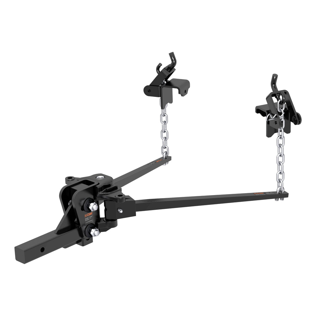 CURT 17302 Long Trunnion Bar Weight Distribution Hitch (8K - 10K lbs., 30-5/8" Bars)
