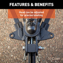 Load image into Gallery viewer, CURT 17322 Short Trunnion Bar Weight Distribution Hitch with Sway Control (8-10K, 28-3/8")