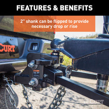 Load image into Gallery viewer, CURT 17332 Short Trunnion Bar Weight Distribution Hitch (8K - 10K lbs., 28-3/8" Bars)