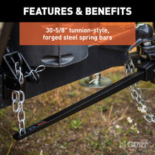 Load image into Gallery viewer, CURT 17352 Deep Drop Trunnion Bar Weight Distribution Hitch (8K - 10K lbs, 30-5/8" Bars)