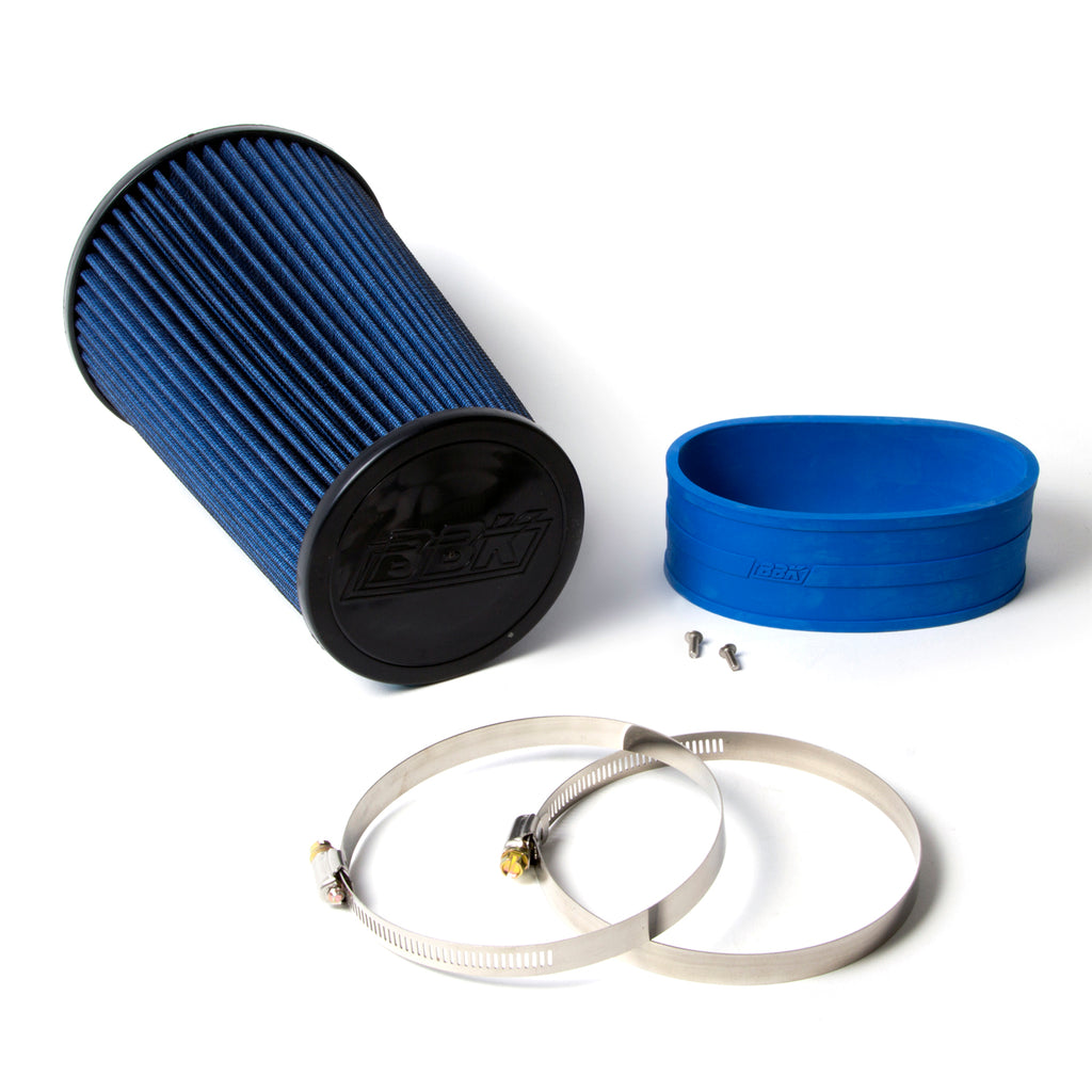 BBK Performance Parts 1736 2005-2009 MUSTANG GT COLD AIR INTAKE (Powder Coated Chrome) for Select Ford Mustang