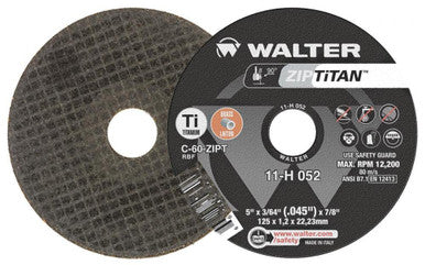 Walter 11H052 5X3/64 Zip Titan Wheels