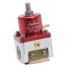 Load image into Gallery viewer, Edelbrock 174051 Carbureted Adjustable Bypass Fuel Pressure Regulator (180 GPH) in Red Finish