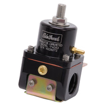 Load image into Gallery viewer, Edelbrock 174053 Carbureted Adjustable Bypass Fuel Pressure Regulator (180 GPH) in Black Finish