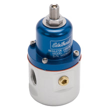 Load image into Gallery viewer, Edelbrock 174132 Carbureted Adjustable Bypass Fuel Pressure Regulator (160 GPH) in Blue Finish