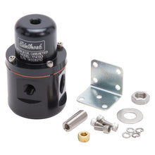 Load image into Gallery viewer, Edelbrock 174133 Carbureted Adjustable Bypass Fuel Pressure Regulator (160 GPH) in Black Finish