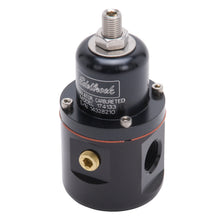 Load image into Gallery viewer, Edelbrock 174133 Carbureted Adjustable Bypass Fuel Pressure Regulator (160 GPH) in Black Finish