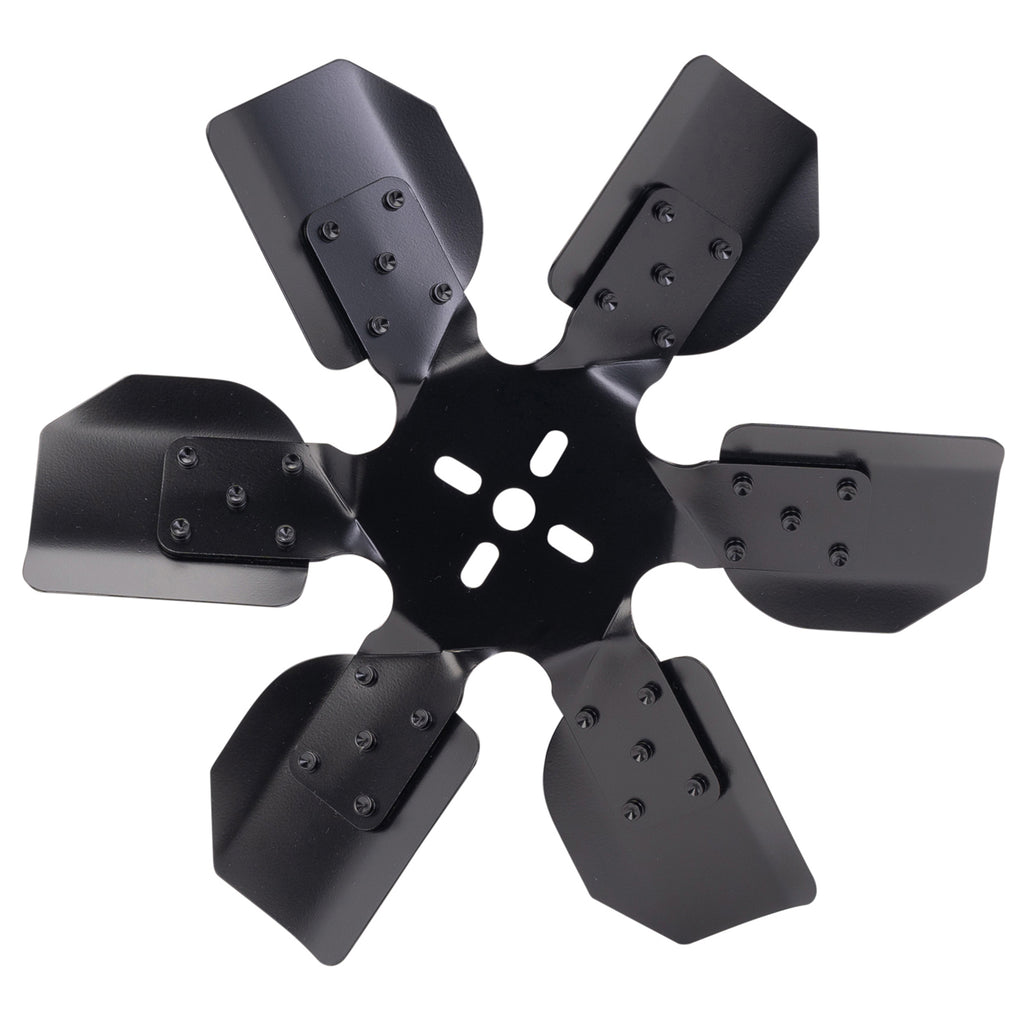 Derale 17415 15" Reverse Rotation Rigid Race Fan, Steel Blade