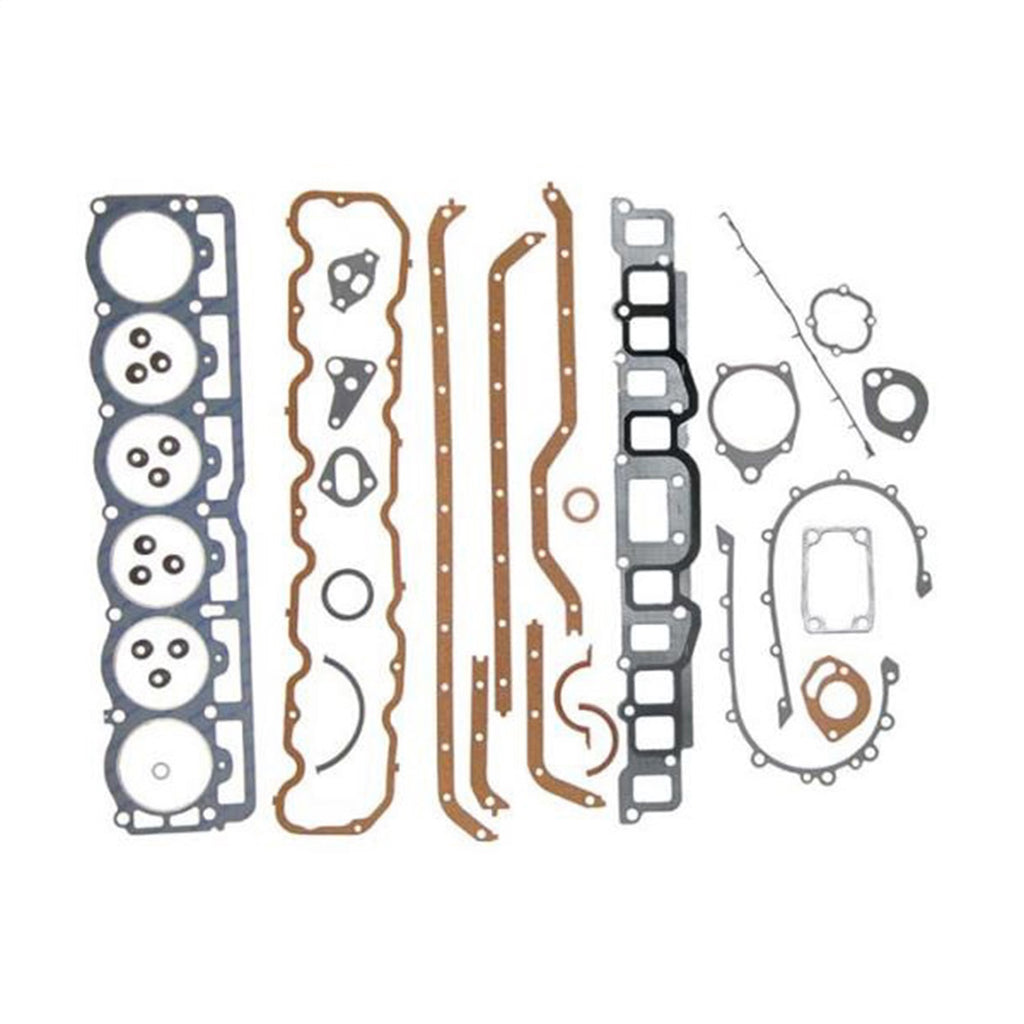 Omix 17440.04 Engine Full Gasket Set for Select Jeep CJ5, Jeep CJ6, Jeep CJ7, Jeep Cherokee, Jeep Commando, Jeep DJ5, Jeep J-100, Jeep J-2500, Jeep J-2600, Jeep J-2700, Jeep J-3500, Jeep J-3600, Jeep J-3700, Jeep J-3800, Jeep J10, Jeep J20, Jeep Wagoneer