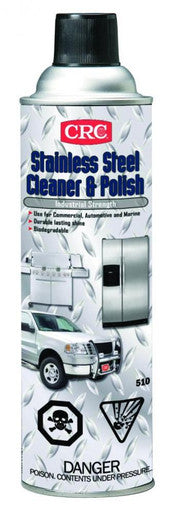 CRC Chemicals 74424 Stainless Steel Cleaner And Polish - 510g