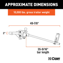 Load image into Gallery viewer, CURT 17500 TruTrack 4P Weight Distribution Hitch with 4x Sway Control, 8-10K