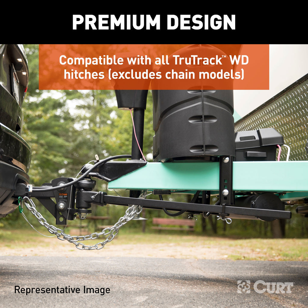 CURT 17517 TruTrack™ Heavy-Duty 6" Adjustable Support Brackets (2-Pack)