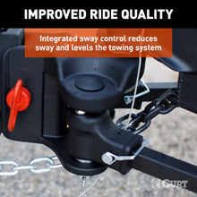 Load image into Gallery viewer, CURT 17520 TruTrack 4P Trailer-Mounted Weight Distribution Hitch, 8-10K