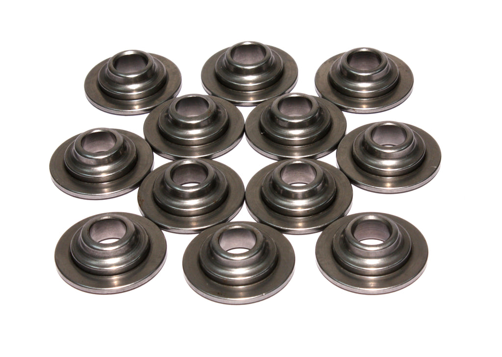 COMP Cams 1756-12 10 Degree Tool Steel Retainer Set of 12 for All Valves w/ 26056 Springs