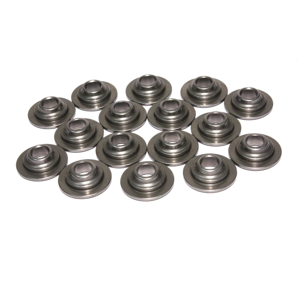 COMP Cams 1756-16 10 Degree Tool Steel Retainer Set of 16 for All Valves w/ 26056 Springs