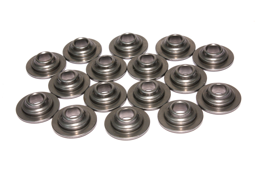 COMP Cams 1757-16 7 Degree Tool Steel Retainer Set of 16, 7mm Valve for 26056 Spring