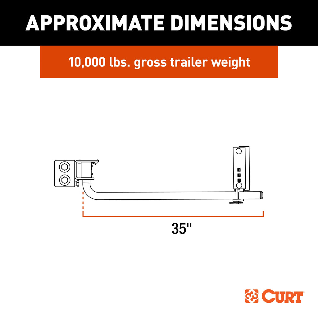 CURT 17600 TRUTRACK Weight Distribution Hitch - Truck Part Superstore