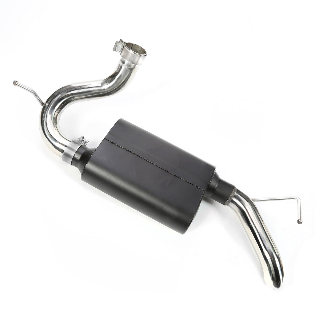 Rugged Ridge 17606.70 Heavy Duty Off-Road Muffler for Select Jeep Wrangler, Jeep Wrangler JK