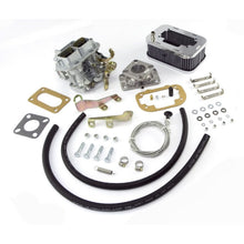 Load image into Gallery viewer, Omix 17702.01 Performance Carburetor Conversion Kit for Select Jeep CJ3, Jeep CJ5, Jeep CJ6, Jeep Commando, Jeep DJ3, Jeep DJ5, Jeep DJ6, Jeep Dispatcher, Jeep F4, Jeep FC150, Jeep FC170, Jeep Jeepster, Jeep Utility, Jeep Willys