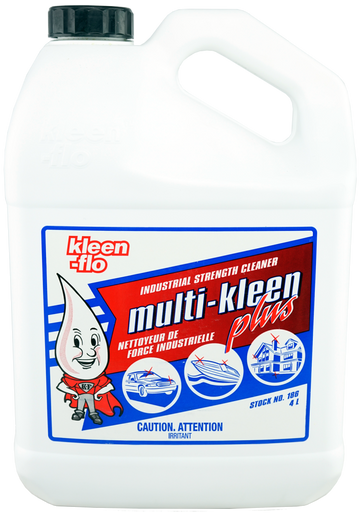 Kleen Flo 186 Multi-Kleen Plus Industrial Strength - 4L