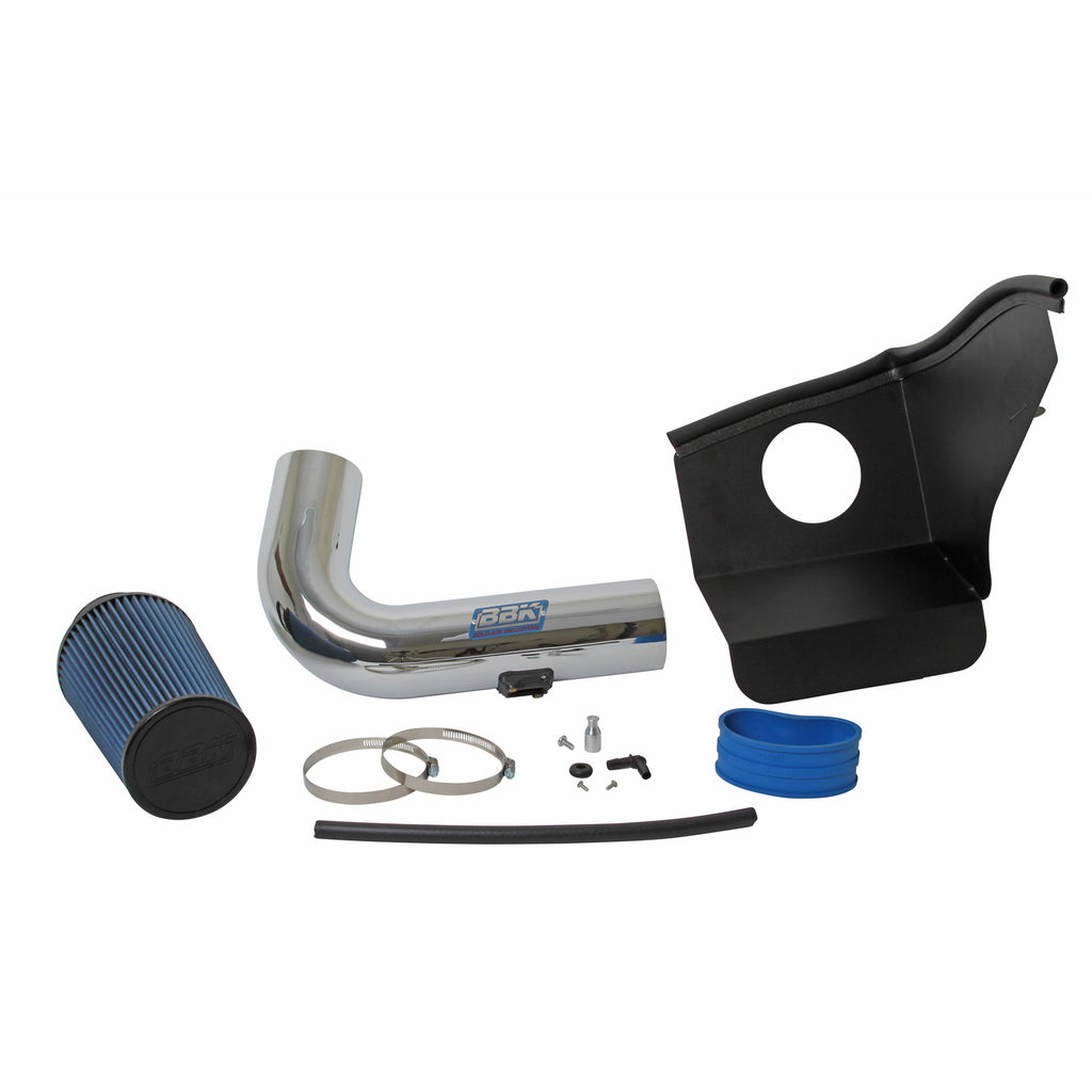 BBK Performance Parts 1771 2010-2015 CAMARO SS 6.2L COLD AIR INDUCTION SYSTEM (Powder Coated Chrome) for Select Chevrolet Camaro