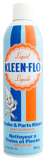 Kleen Flo 313 Non-Chlorinated Brake & Part Cleaner, 390 g