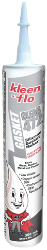 Kleen Flo 472 Gasket Clear Silicone Maker - 300mL