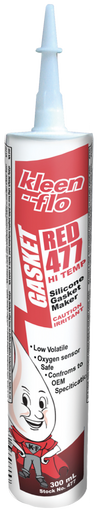 Kleen Flo 477 Hi-Temp Red Silicone Maker 300mL