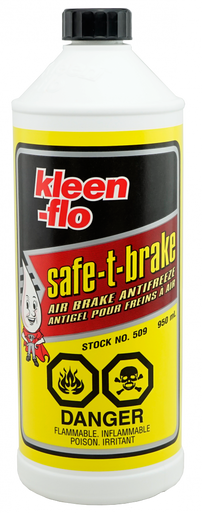 Kleen Flo 509 Safe-T-Brake - Air Brake System Anti-Freeze & Rust Guard, 1L