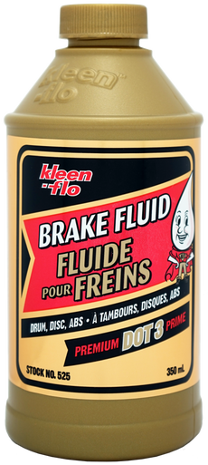 Kleen Flo 525 Dot 3 Heavy Duty Brake Fluid - 350mL