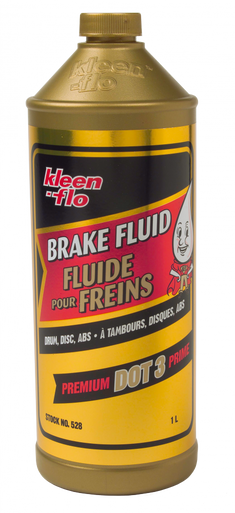 Kleen Flo 528 Dot 3 Heavy Duty Brake Fluid - 1L