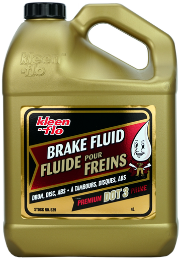 Kleen Flo 529 Dot 3 Heavy Duty Brake Fluid - 4L
