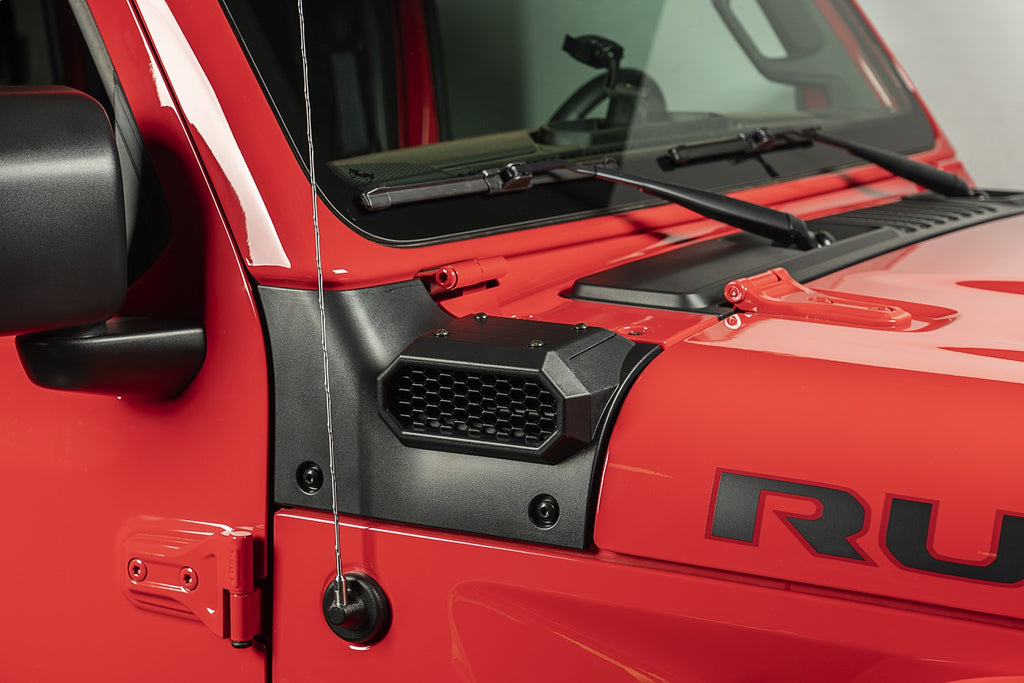 Rugged Ridge 17756.35 AmFib Low Mount Intake Snorkel System for Select Jeep Gladiator, Jeep Wrangler
